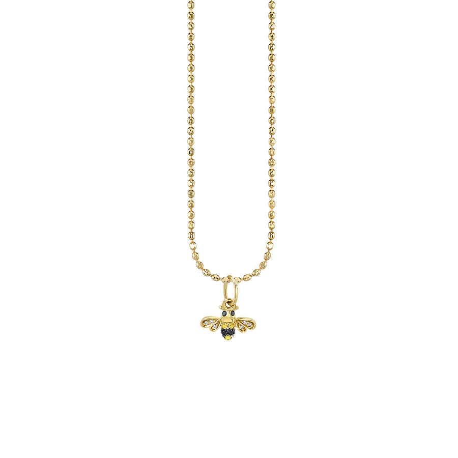 Kids Collection Gold & Diamond Tiny Bee Necklace - Sydney Evan Fine Jewelry