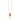 Gold & Orange Sapphire Spritz Glass Charm - Sydney Evan Fine Jewelry