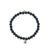 Men's Collection Gold & Diamond Small Yin Yang on Black Matte Onyx