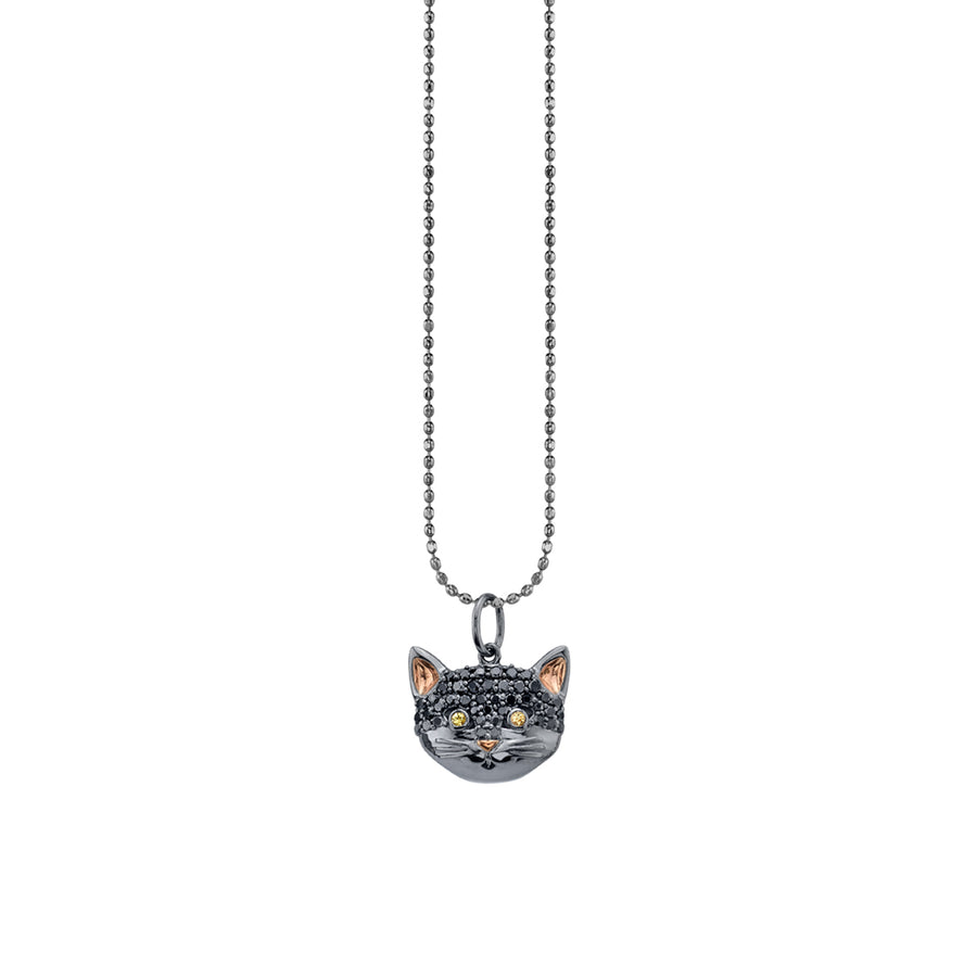 Gold & Diamond Cat Charm - Sydney Evan Fine Jewelry