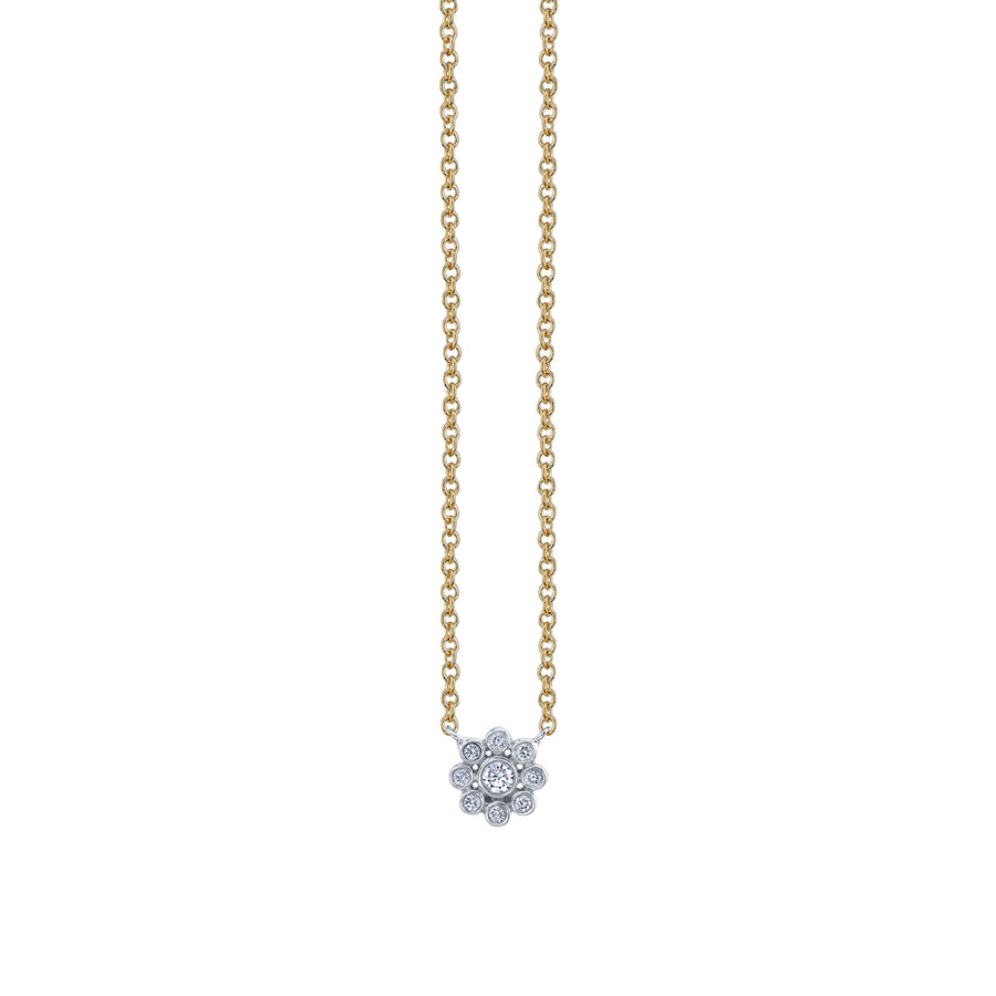 Kids Collection Gold & Diamond Flower Necklace - Sydney Evan Fine Jewelry