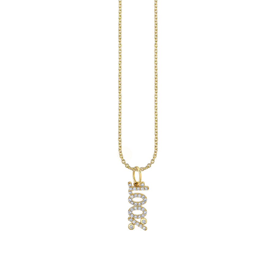 Gold & Diamond 100% Charm - Sydney Evan Fine Jewelry