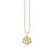 Gold & Diamond Small Evil Eye With Marquis Eye Fringes Charm