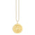 Gold & Diamond Luck Coin with Rays Charm
