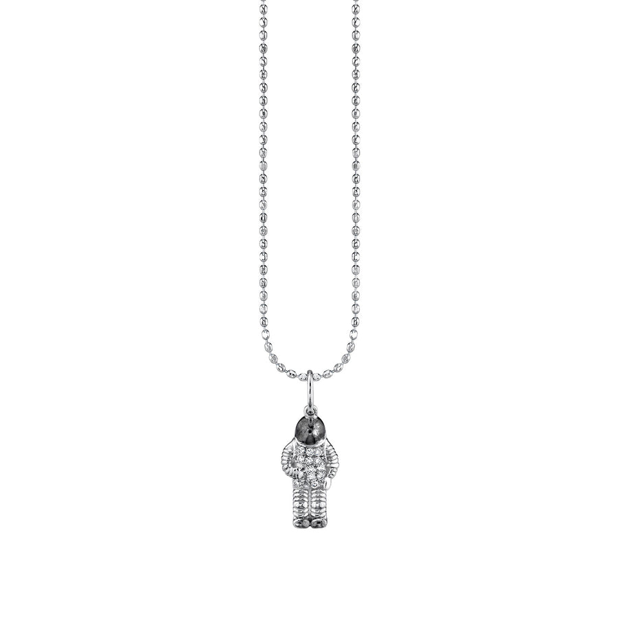 Kids Collection Gold & Diamond Astronaut Necklace - Sydney Evan Fine Jewelry