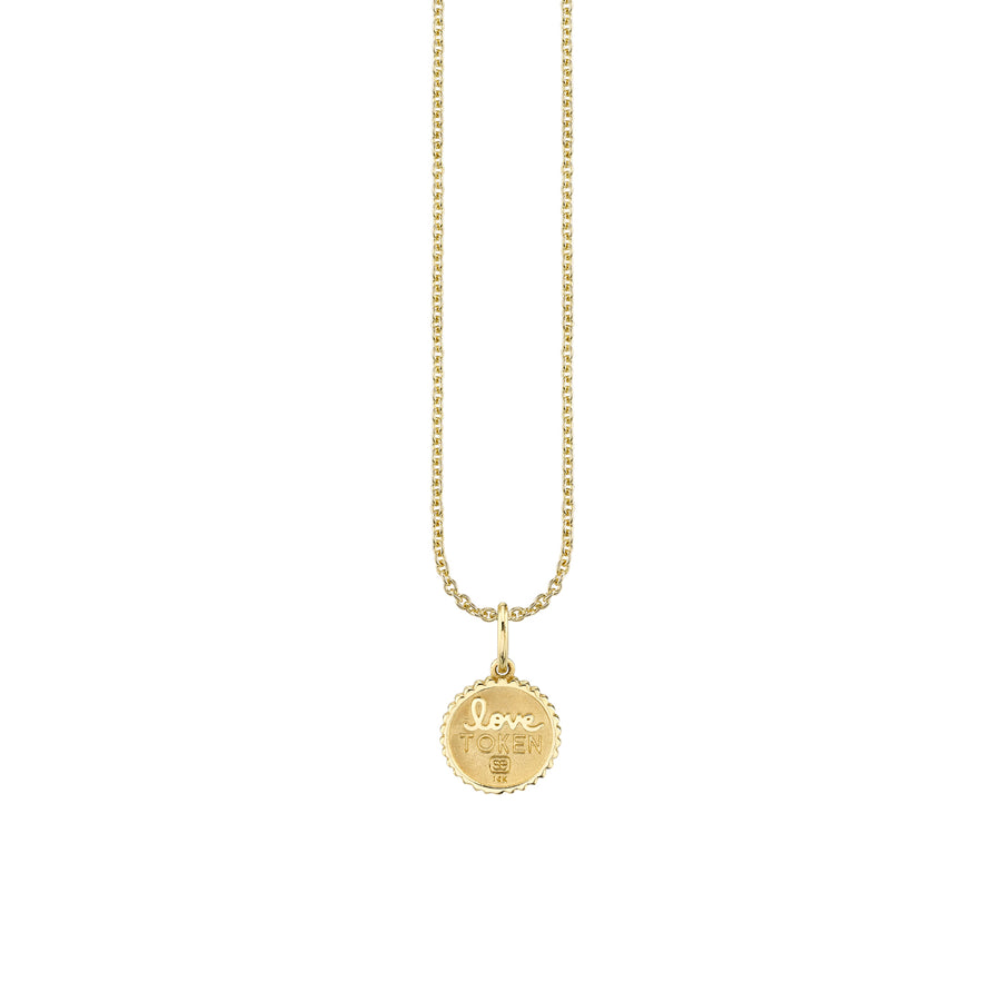 Gold & Diamond Tiny Sitting Buddha Coin Charm - Sydney Evan Fine Jewelry