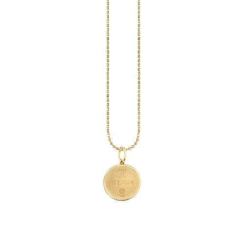 LOUIS VUITTON Sky Zodiac Necklace Gold 907581