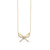 Gold & Diamond Bow Necklace