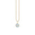 Kids Collection Gold & Enamel Tiny Butterfly Medallion Necklace