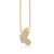 Gold & Diamond Flying Butterfly Necklace