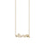 Gold & Diamond Custom Script Heart Icon Necklace