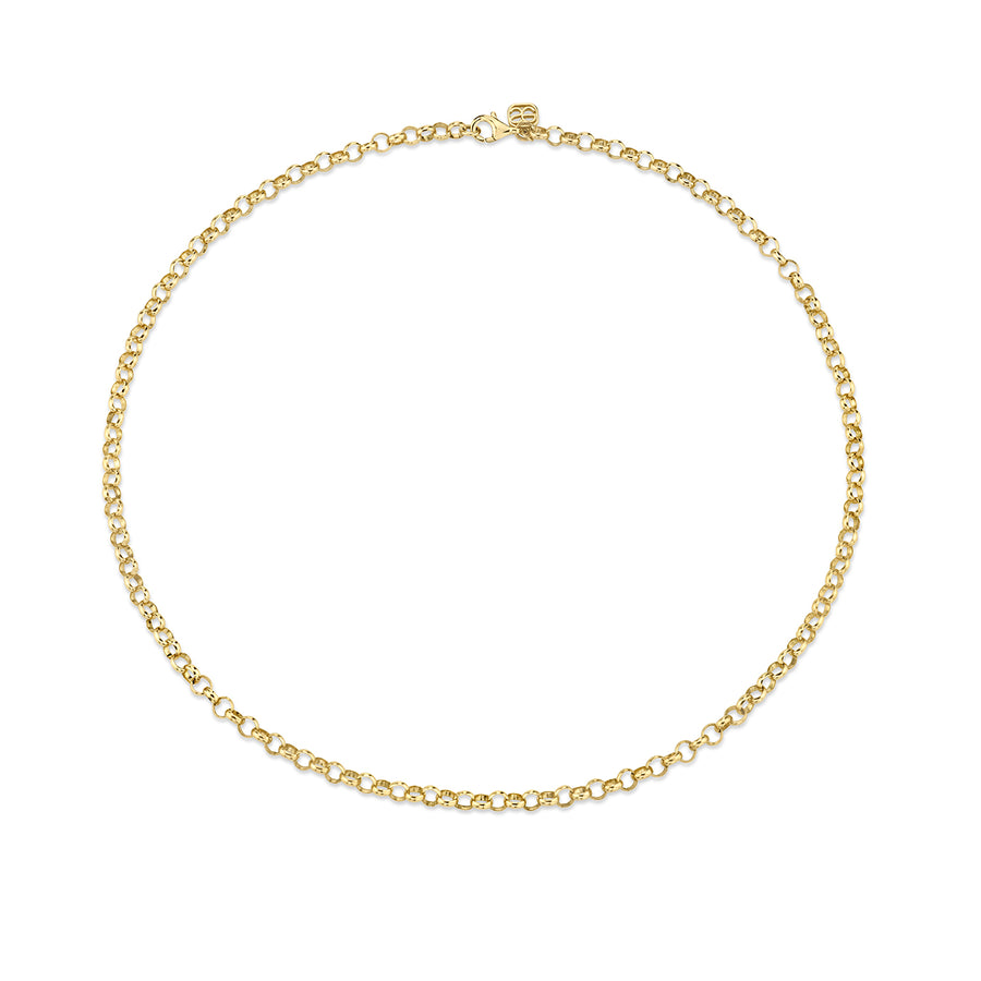 14k Gold Rolo Chain - Sydney Evan Fine Jewelry