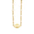 Pure Gold Extra Large Evil Eye Link Necklace