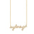 Gold & Diamond Custom Script Butterfly Icon Necklace