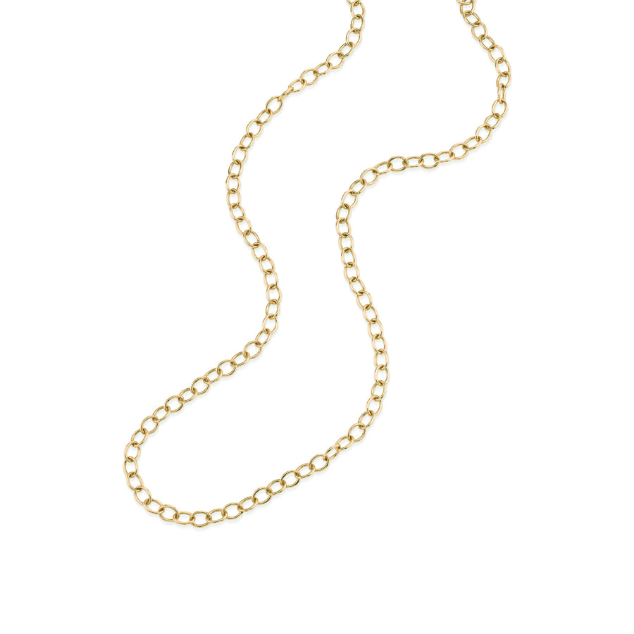 14k Gold Oval Cable Chain - Sydney Evan Fine Jewelry