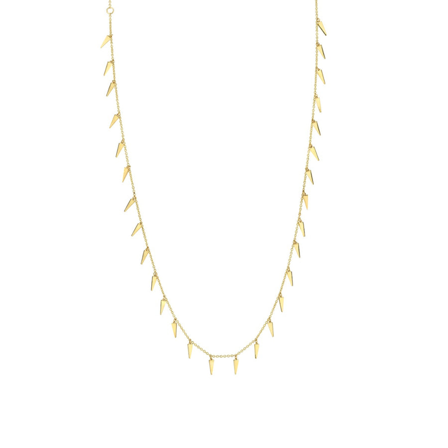 Pure Gold Multi Fringe Necklace - Sydney Evan Fine Jewelry