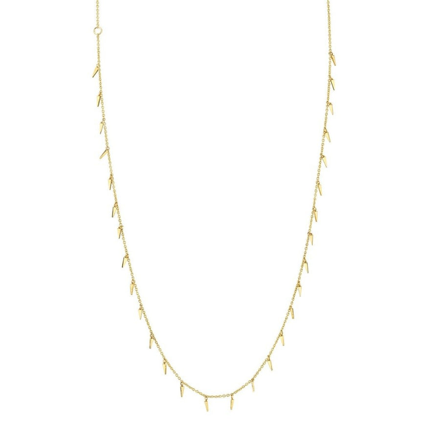 Pure Gold Large Multi Fringe Necklace - Sydney Evan Fine Jewelry