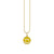 Kids Collection Gold & Enamel Happy Face Necklace