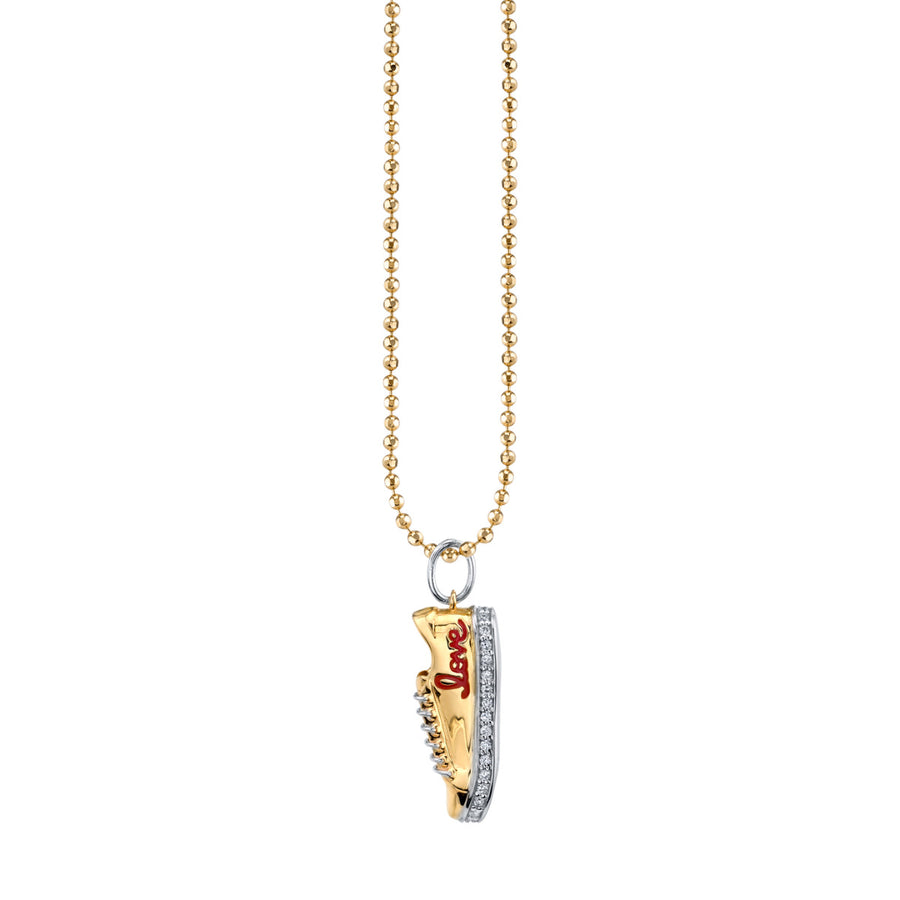 Gold & Diamond Sneaker Charm - Sydney Evan Fine Jewelry