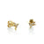 Kids Collection Gold & Diamond Tiny Hummingbird Stud