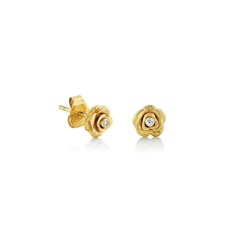 14k Gold Stud Earrings - Sydney Evan