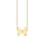 Kids Collection Gold & Diamond Butterfly Necklace