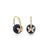 Gold & Diamond Butterfly Sapphire Earrings