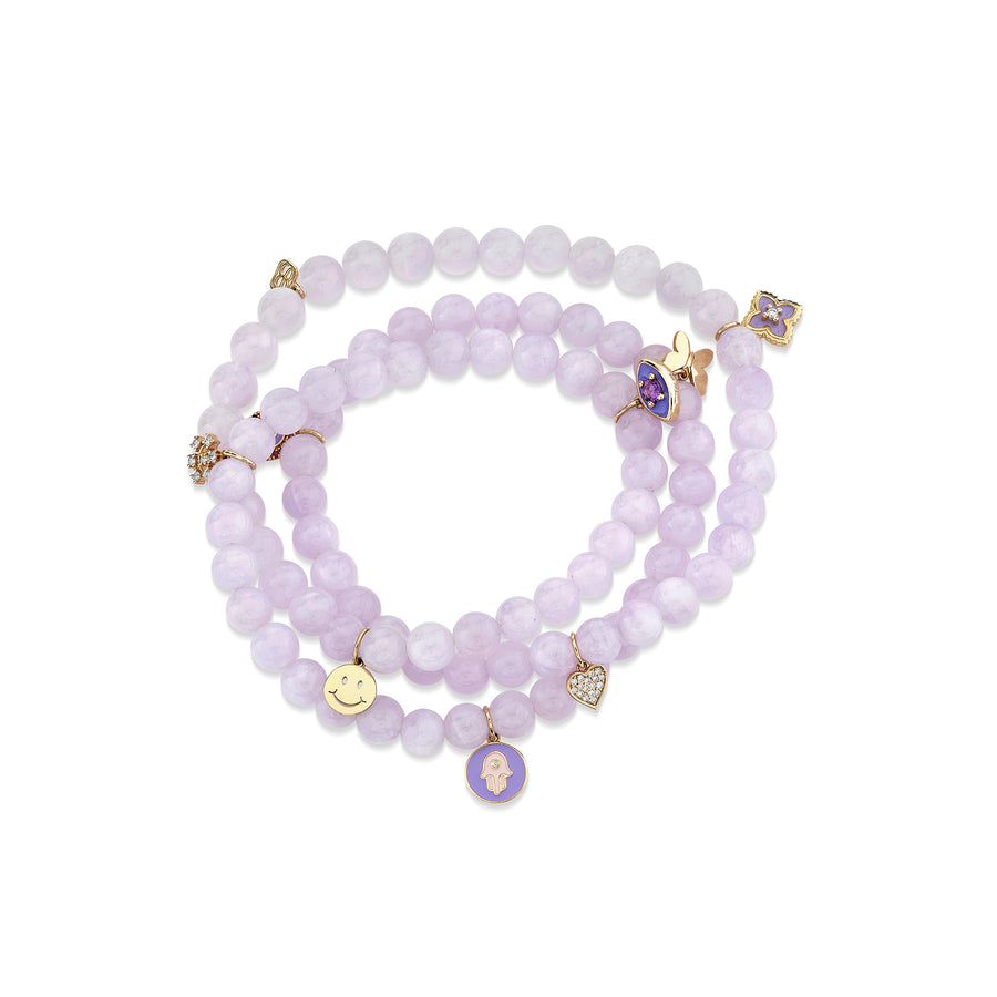 Gold & Diamond Lavender Wrap Bracelet - Sydney Evan Fine Jewelry