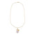 Gold & Diamond Moroccan Flower Cupid Necklace