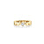 Gold & Heart Diamond Eternity Ring