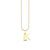 Pure Gold Small Initial Necklace