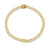 Gold & Diamond Small Marquise Eye Coin Anklet