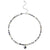 White Gold & Diamond Yin Yang Multi Grey Opal Heishi Necklace