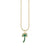 Kids Collection Gold & Enamel Palm Tree Necklace