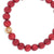 Men's Collection Gold & Diamond Hamsa Bead on Red Sea Bamboo