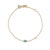 Kids Collection Gold & Turquoise Mini Enamel Eye Bracelet