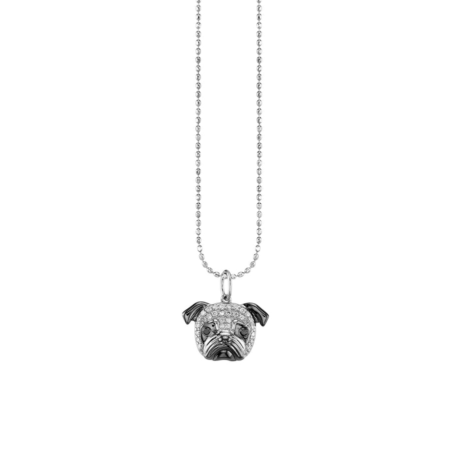 Gold & Diamond Pug Charm - Sydney Evan Fine Jewelry
