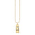 Men's Collection Gold & Diamond Taxi Cab Necklace