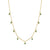 Gold & Gemstone Marquise Fringe Necklace