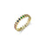 Gold & Rainbow Vertical Marquise Eternity Ring