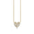 Gold & Diamond Cocktail Heart Necklace