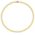 Pure Gold Marquise Eye Eternity Necklace