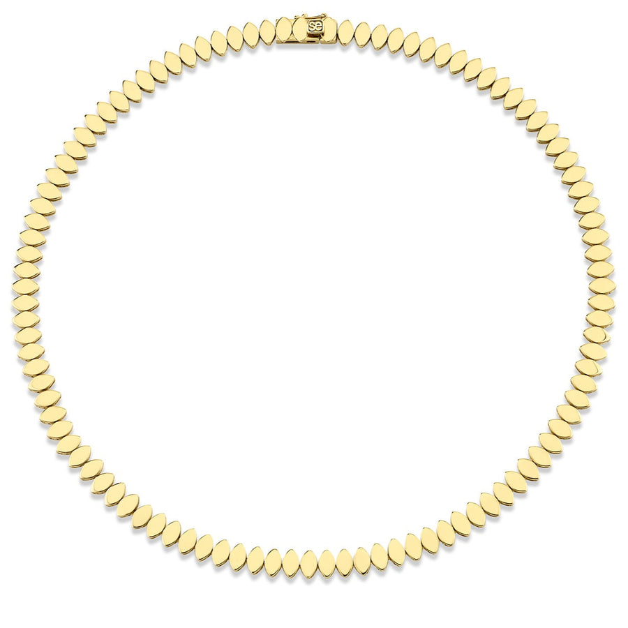 Pure Gold Marquise Eye Eternity Necklace - Sydney Evan Fine Jewelry