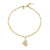 Gold & Diamond Love, Protection & Luck Anklet