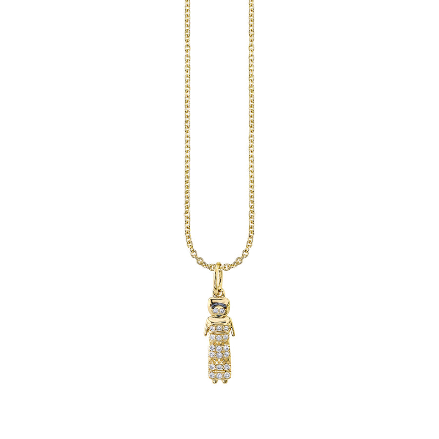 Gold & Diamond Tiny Tabatha Doll Charm - Sydney Evan Fine Jewelry