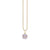 Kids Collection Gold & Enamel Tiny Butterfly Medallion Necklace