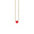 Kids Collection Gold & Enamel Mini Heart Necklace