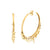 Pure Gold 20th Anniversary Icon Large Hoops