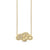 Gold & Diamond Cloud Icon Necklace