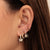 Gold & Diamond Butterfly Labradorite Earrings